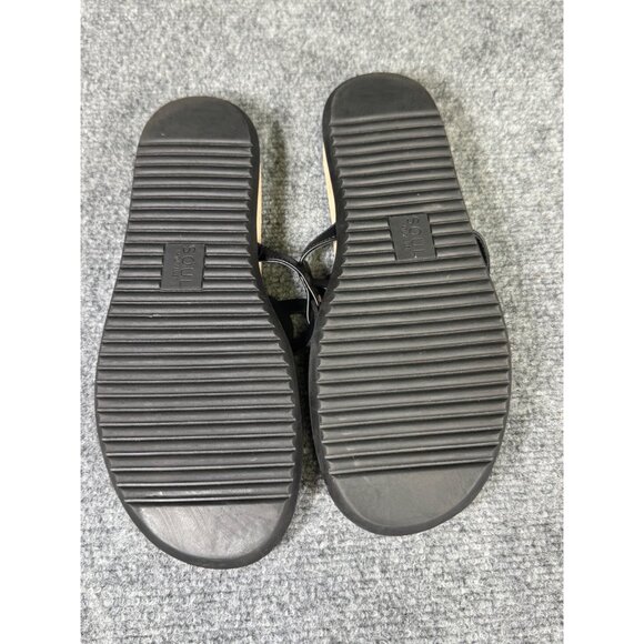 Soul Naturalizer Janice Women's 9M Black Sandals Cutout Design Cushioned Footbed - Picture 7 of 16